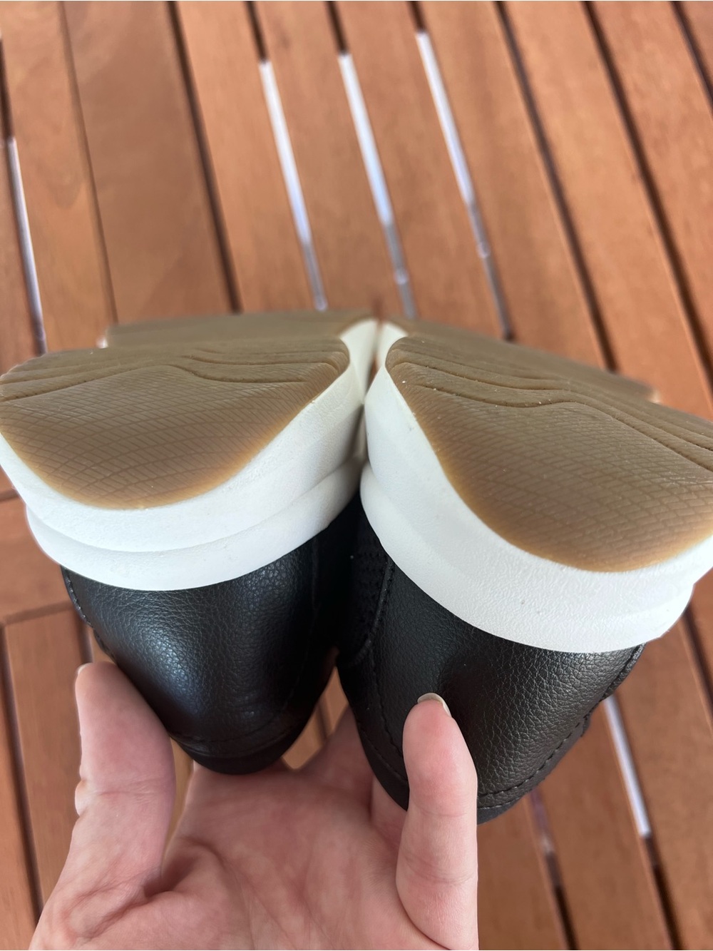 Dr. Scholl's Women’s Plantar Fasciitis Black Lace-Up Sneakers White Sole Sz 7.5W - Picture 8 of 10